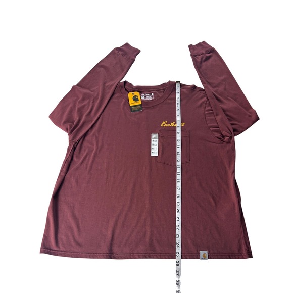Carhartt Womens XL Loose Fit Lightweight Long Sleeve T-Shirt TK6308-W NEW - Picture 9 of 11